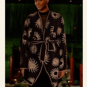 NWT Farm Rio Sequin Cardigan SMALL